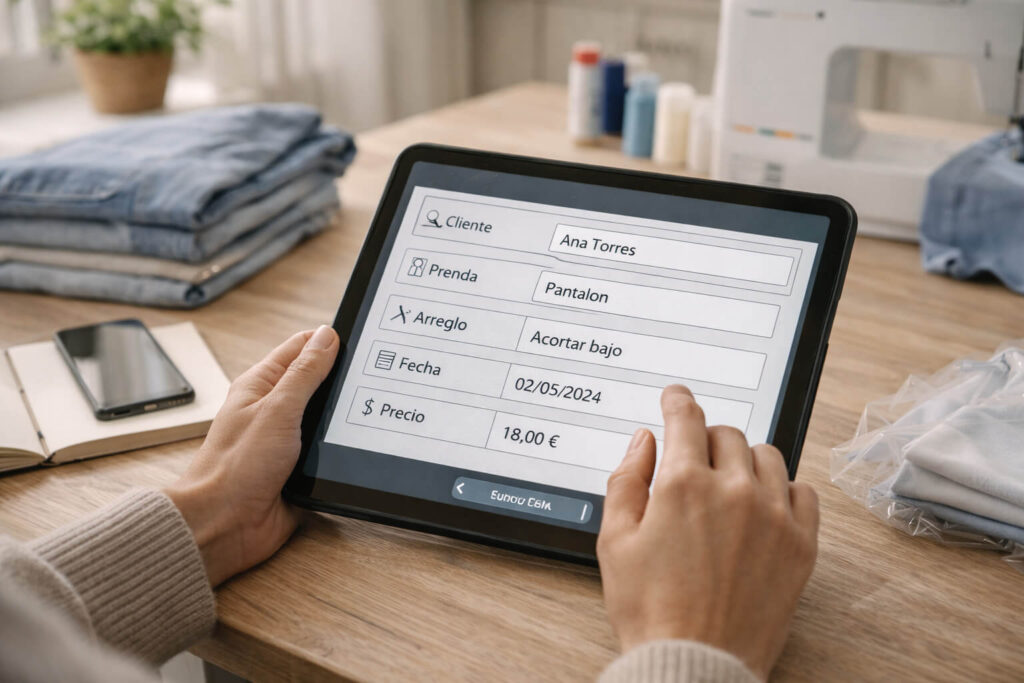 Registra cada pedido de la misma manera
