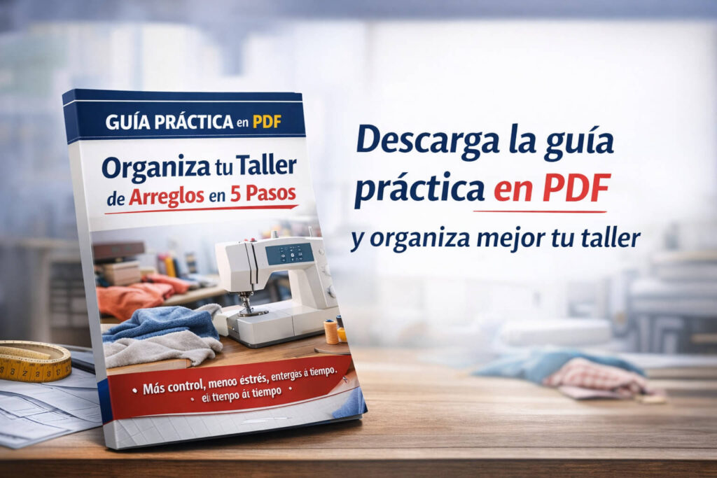 Guía práctica para organizar tu taller de arreglos de ropa en 5 pasos